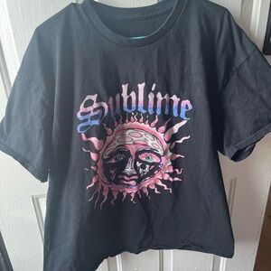 Sublime Black Graphic Short Sleeve Tee